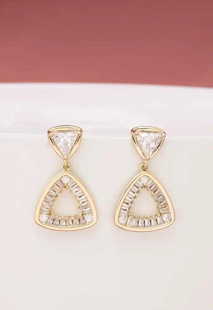SPARKLING DANGLE EARRINGS