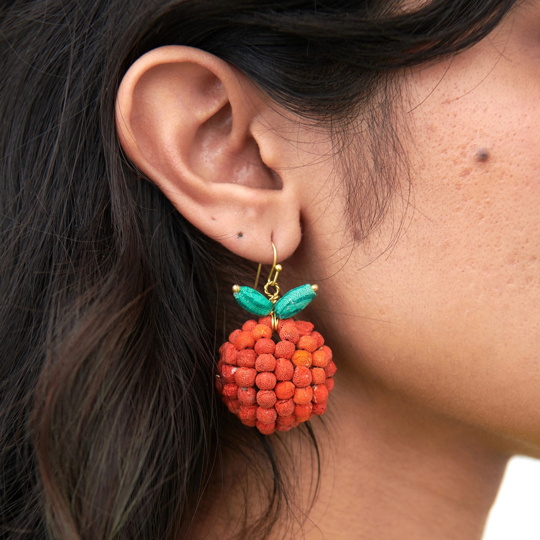 KANTHA ORANGES EARRINGS