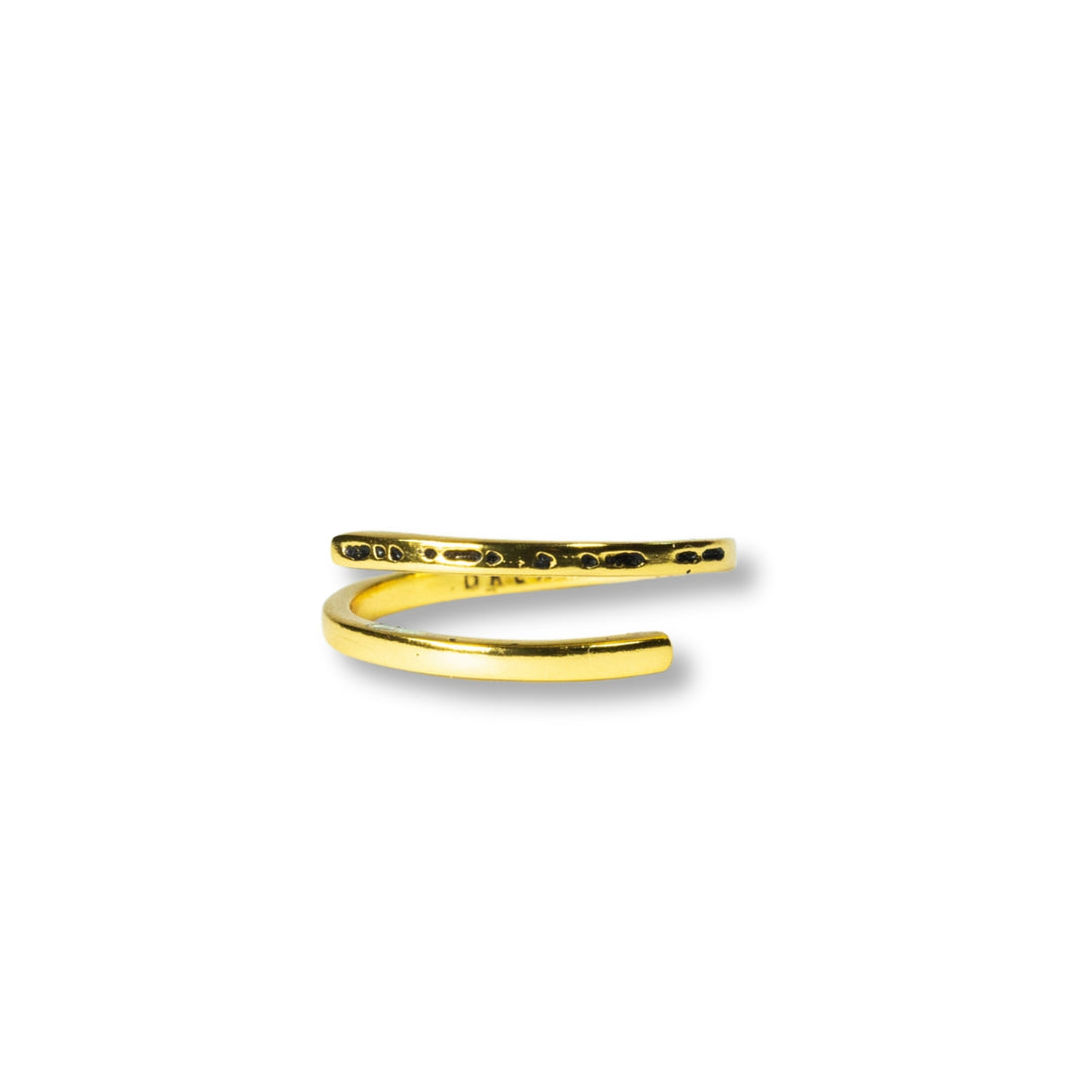 GOLD MORSE CODE RING: MAMA