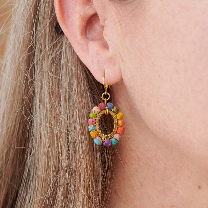 KANTHA PETITE OVAL EARRINGS