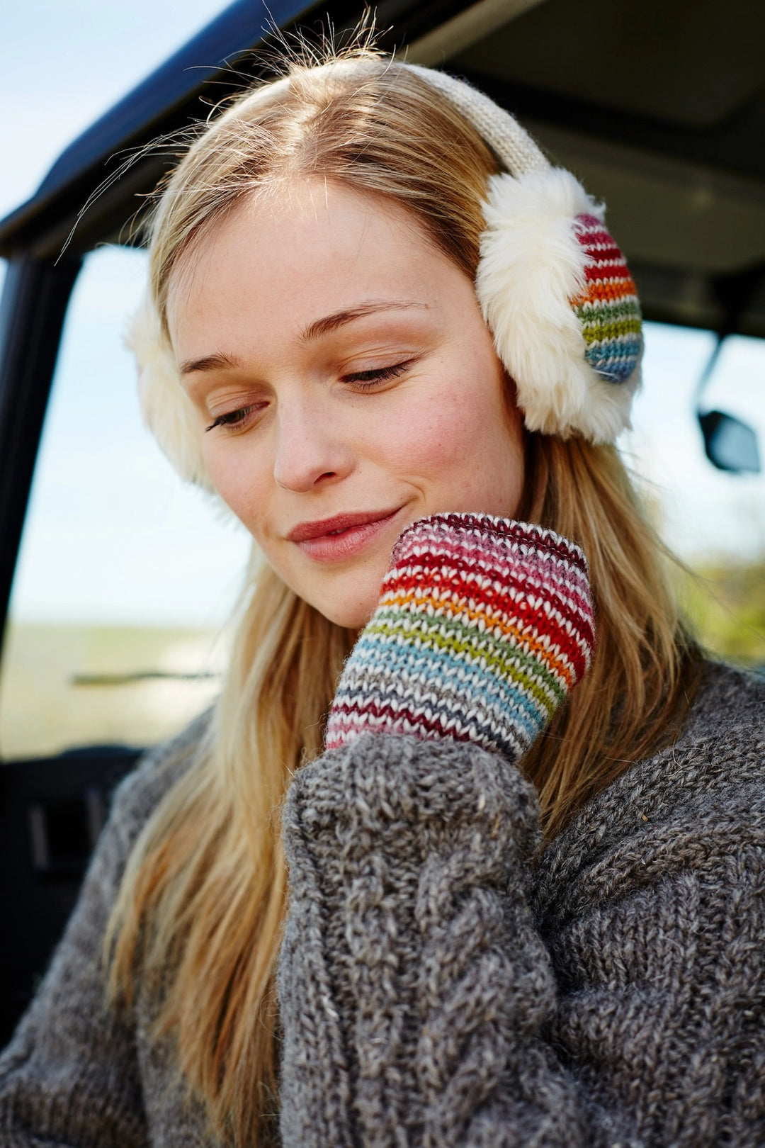 HOXTON STRIPE EARMUFFS