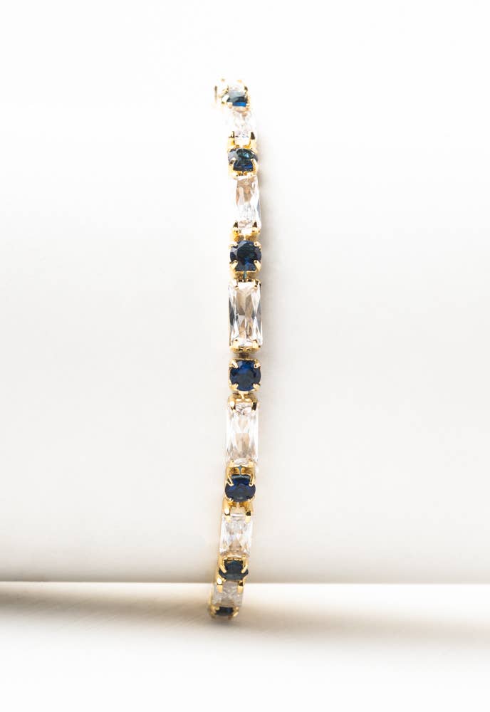 SOMETHING BLUE TENNIS BRACELET