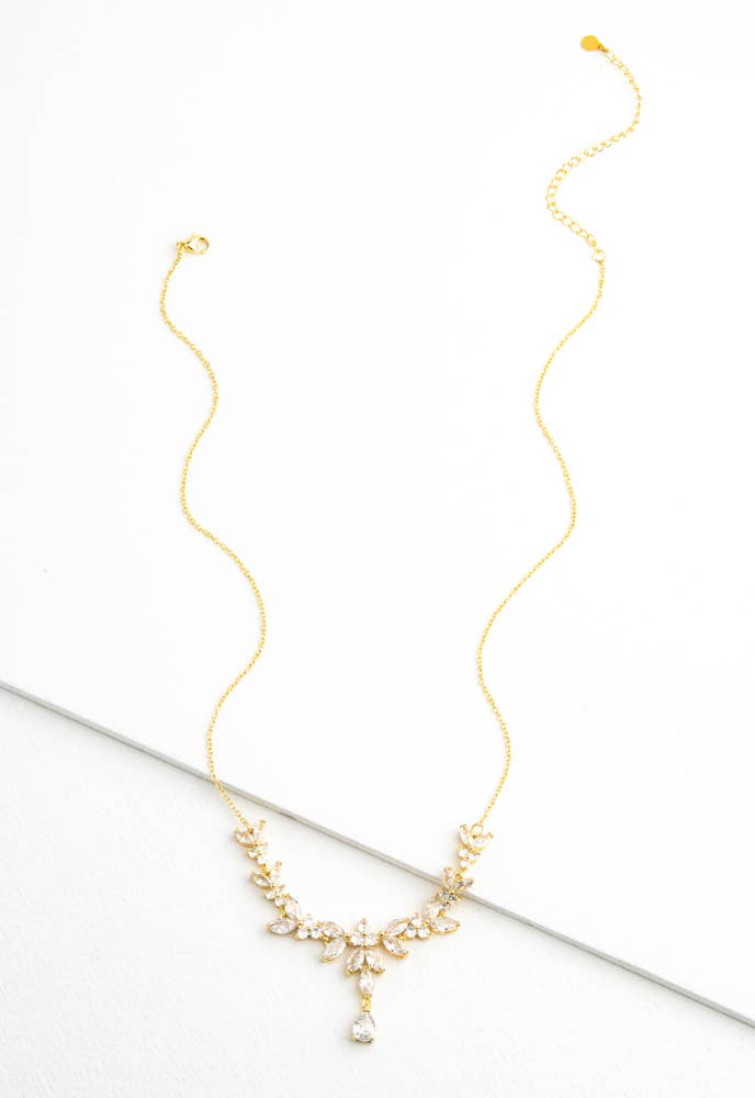 CHANDELIER ZIRCON NECKLACE