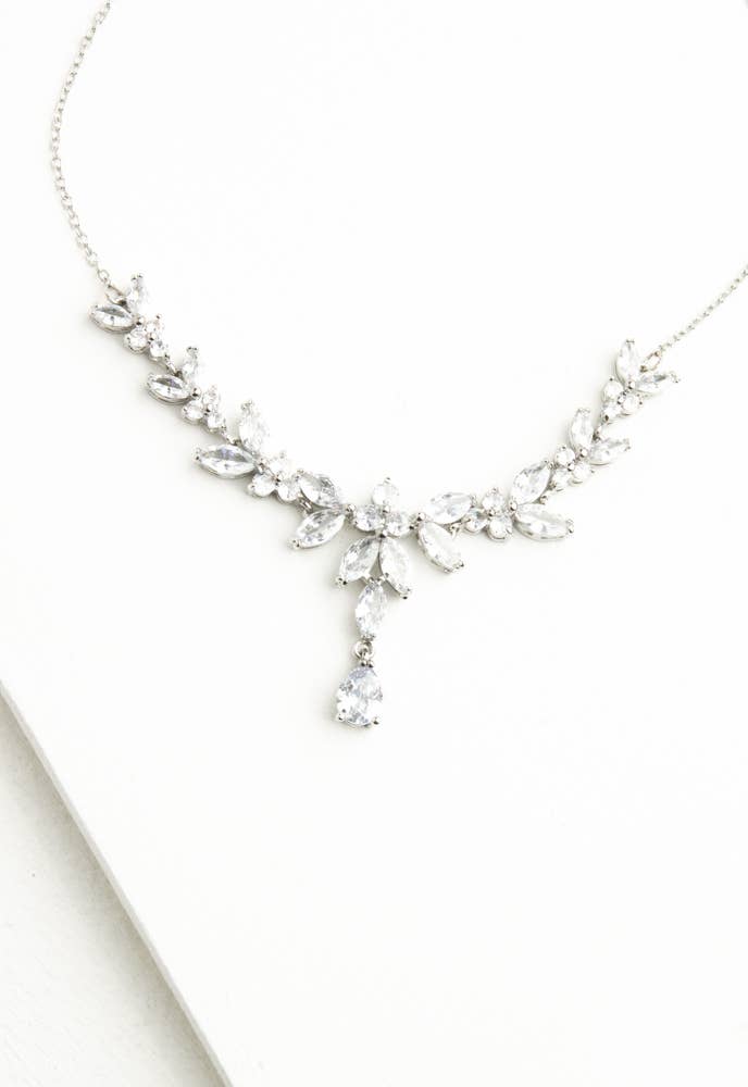 CHANDELIER ZIRCON NECKLACE