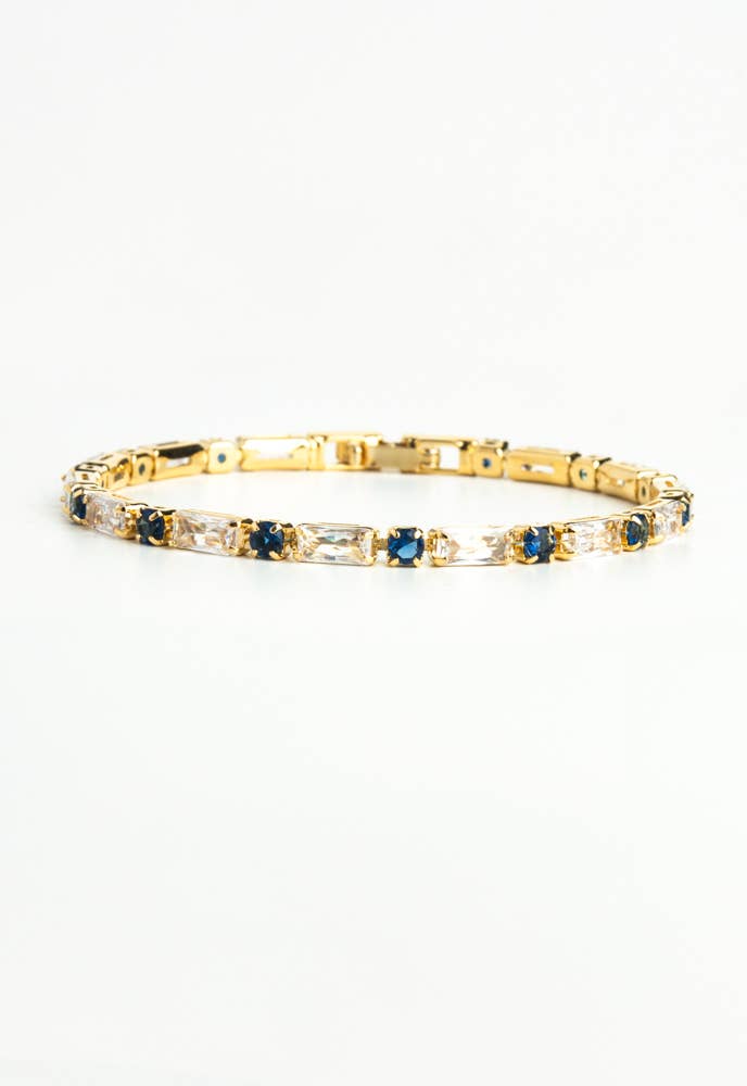 SOMETHING BLUE TENNIS BRACELET
