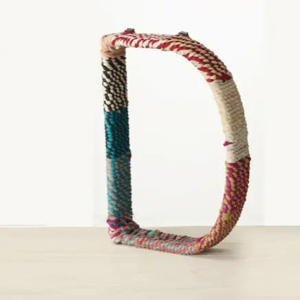 COLORFUL JUTE WRAPPED IRON LETTERS