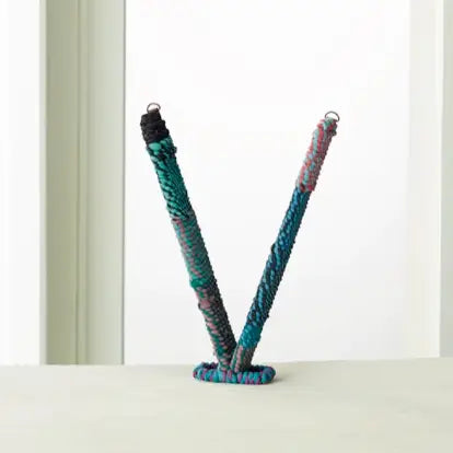 COLORFUL JUTE WRAPPED IRON LETTERS