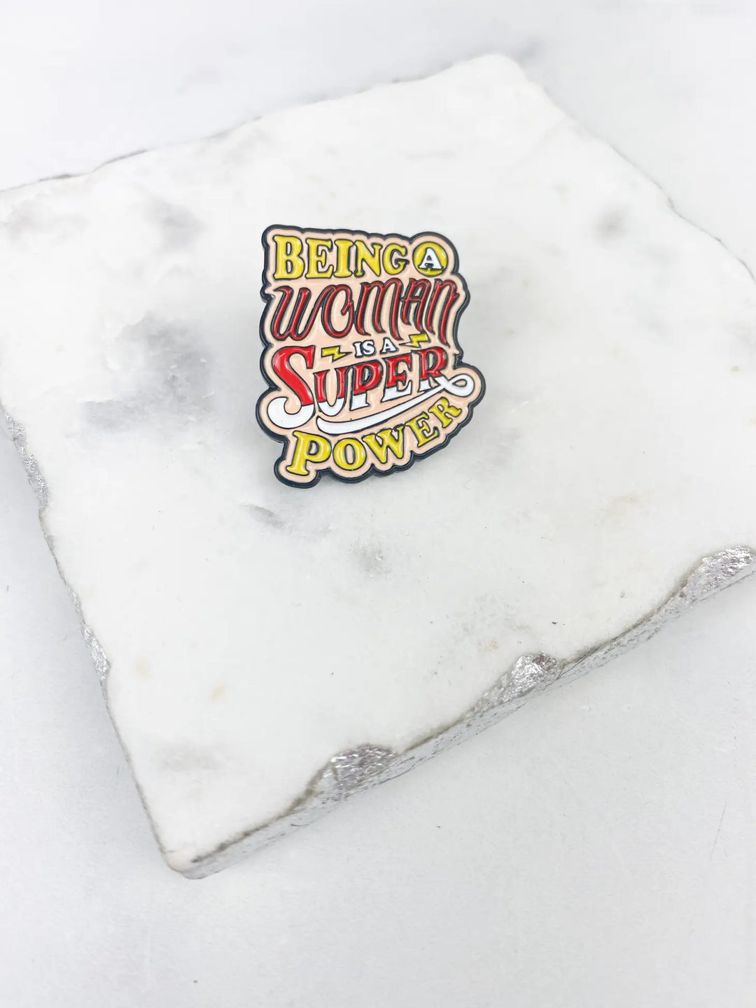 GIRL POWER ENAMEL PINS