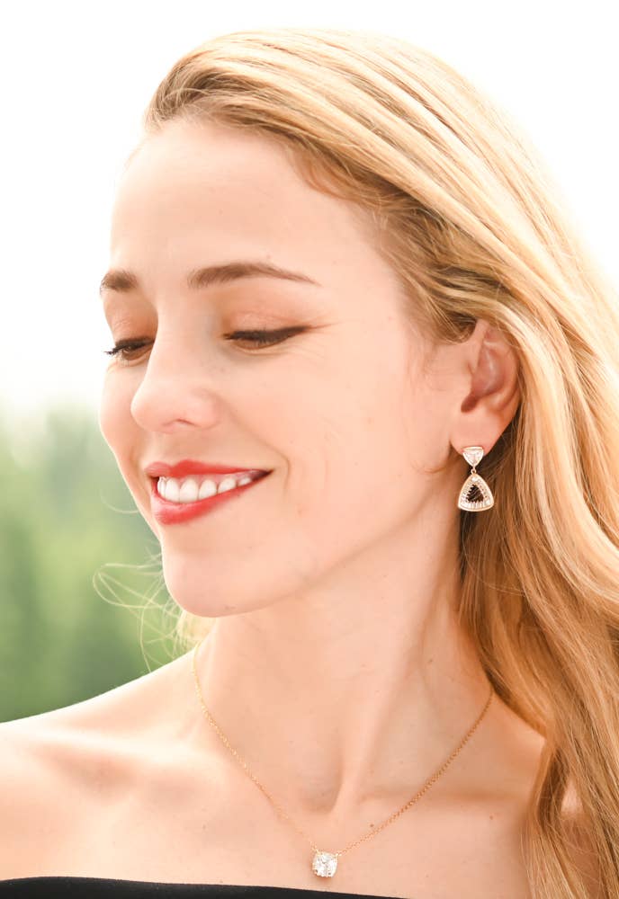 FOREVER CUSHION CUT ZIRCON NECKLACE