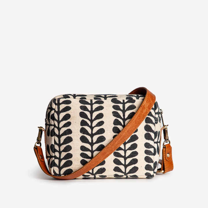 BLOCK PRINT CAMERA BAG
