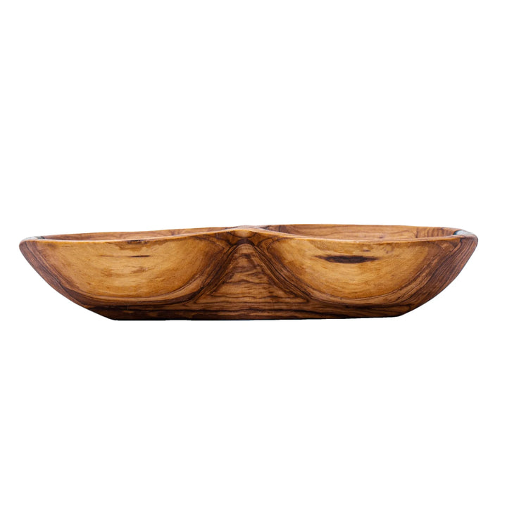 WILD OLIVEWOOD DOUBLE SERVING BOWL