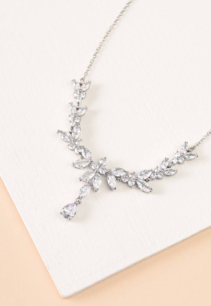 CHANDELIER ZIRCON NECKLACE