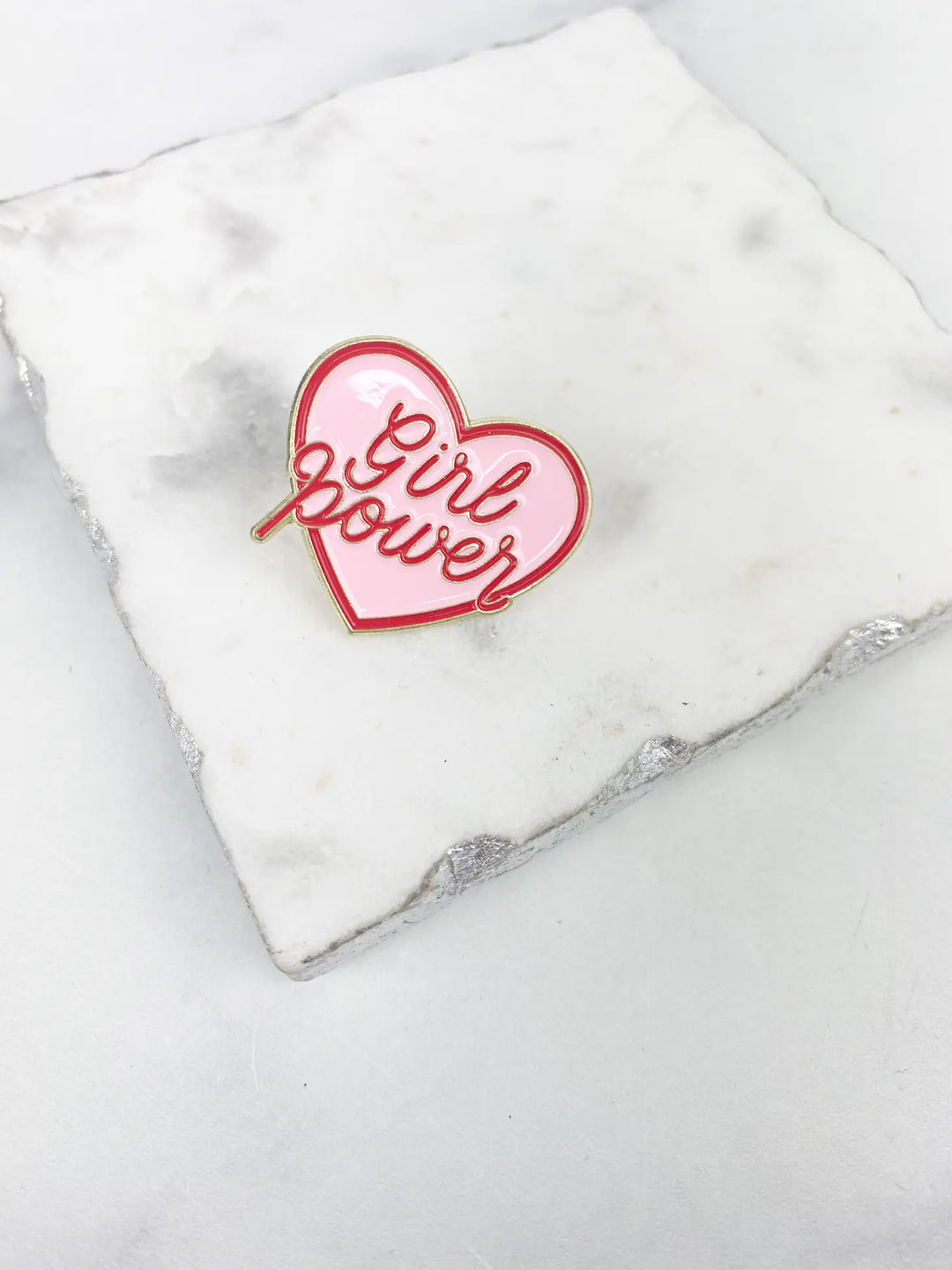 GIRL POWER ENAMEL PINS