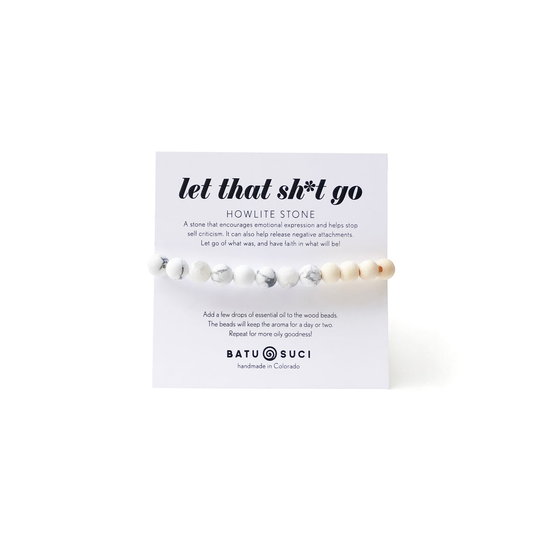 LET THAT SH*T GO DIFFUSER BRACELET