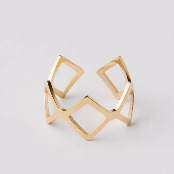 STARFISH GOLD CROWN RING