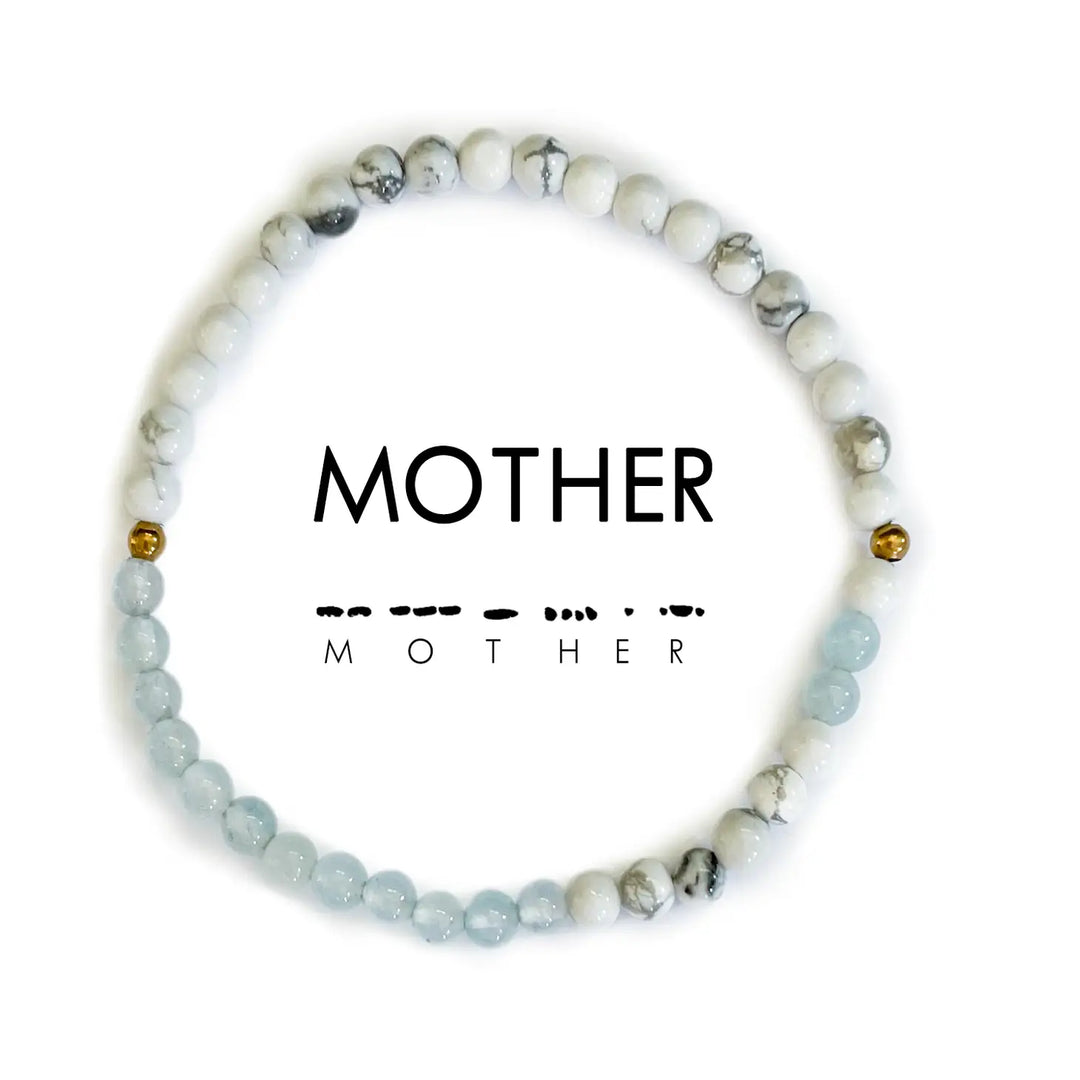 MORSE CODE BRACELET: MOTHER