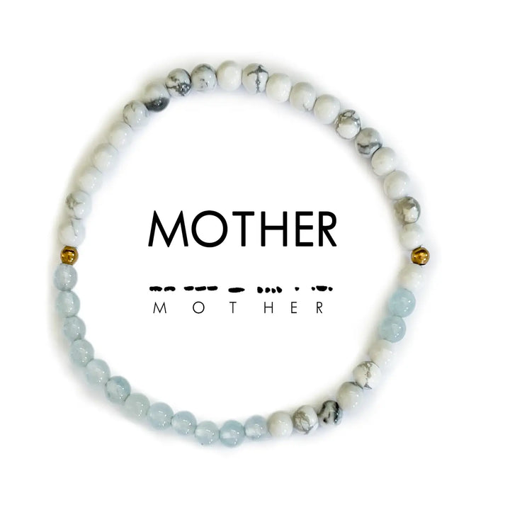 MORSE CODE BRACELET: MOTHER