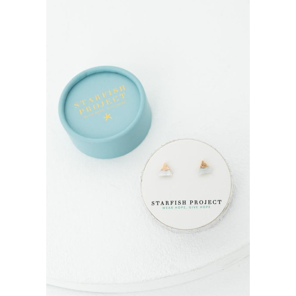 STARFISH ETERNAL TRIANGLE STUDS
