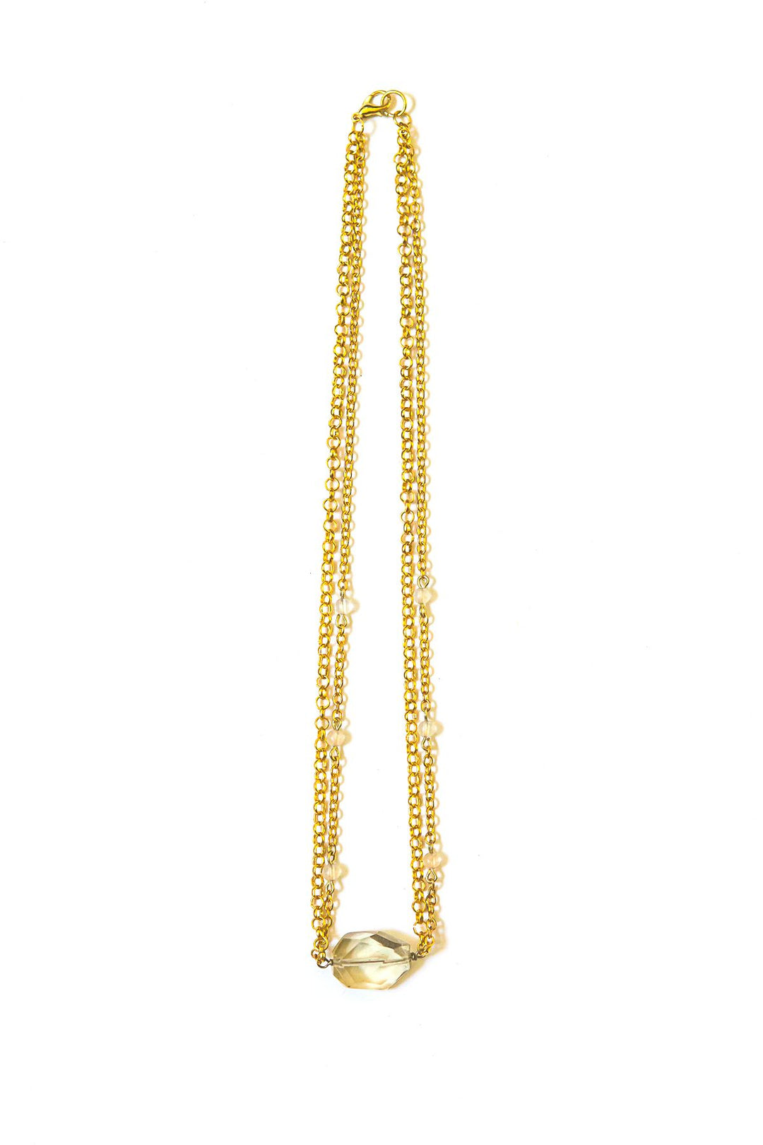 CITRINE STONE NECKLACE
