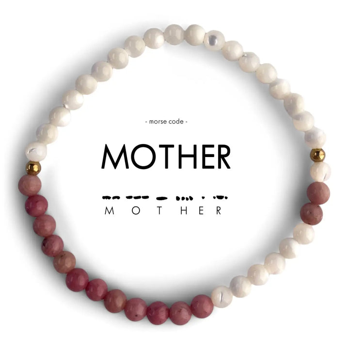 MORSE CODE BRACELET: MOTHER
