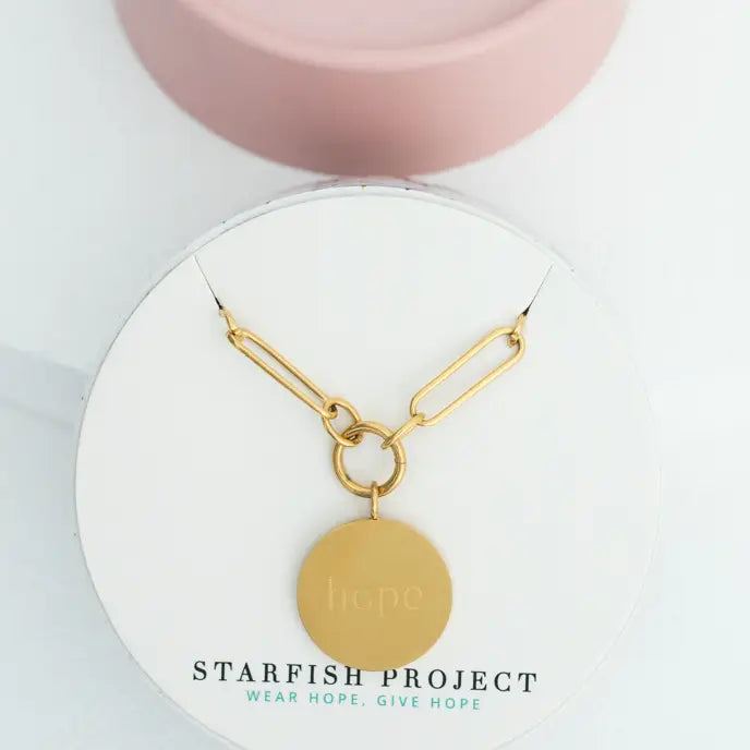 STARFISH HOPE & HEART NECKLACE