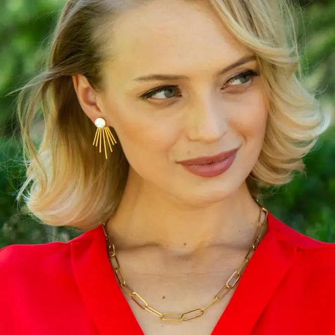 STARFISH GOLD CHAIN NECKLACE