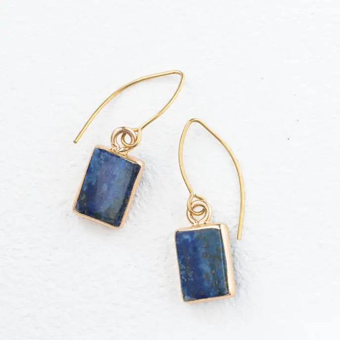 IN THE CLOUDS LAPIS EARRINGS