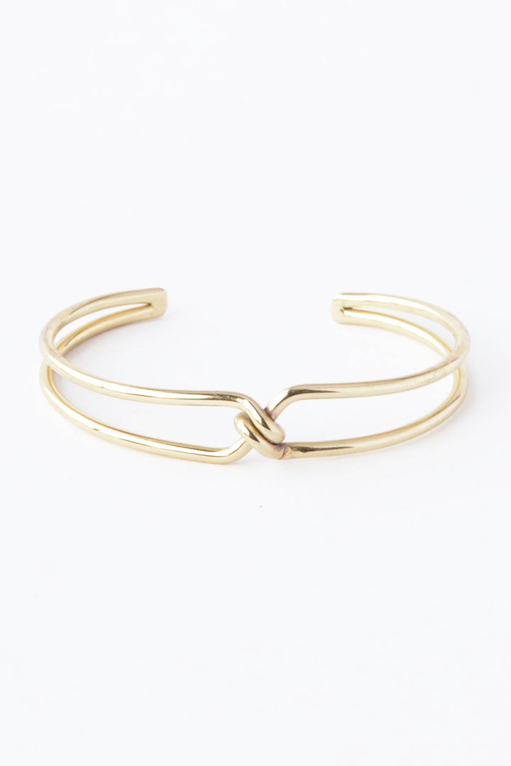 KNOTTED CUFF BRACELET