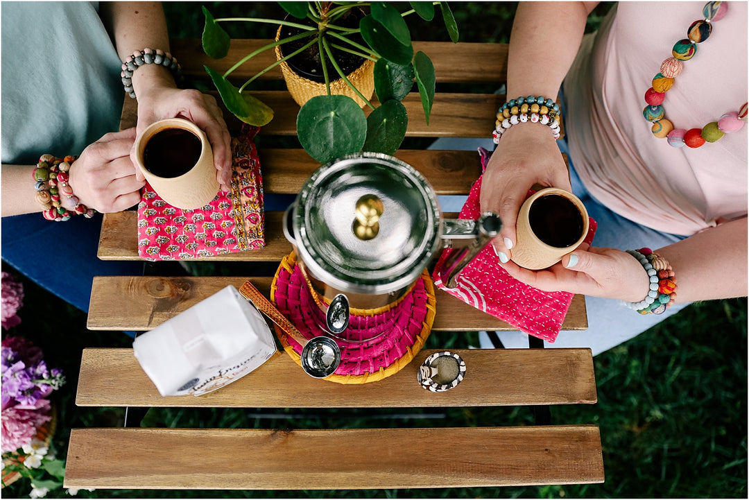 SOULFUL SOLSTICE: COFFEE IN THE GARDEN
