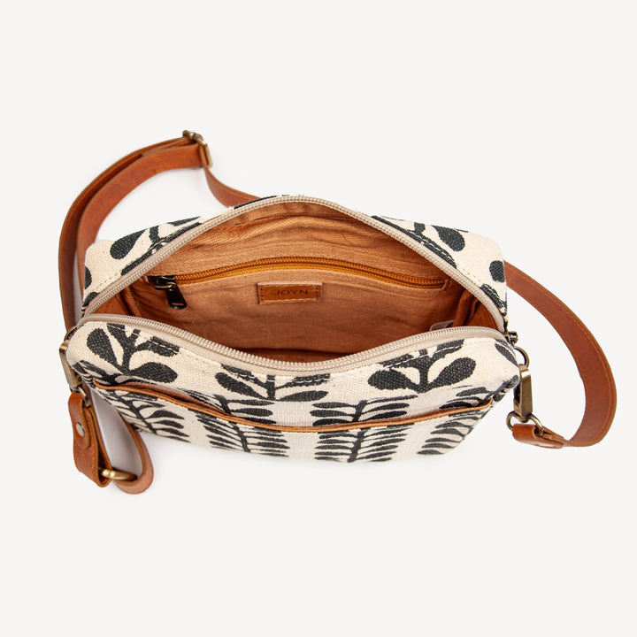 BLOCK PRINT CAMERA BAG