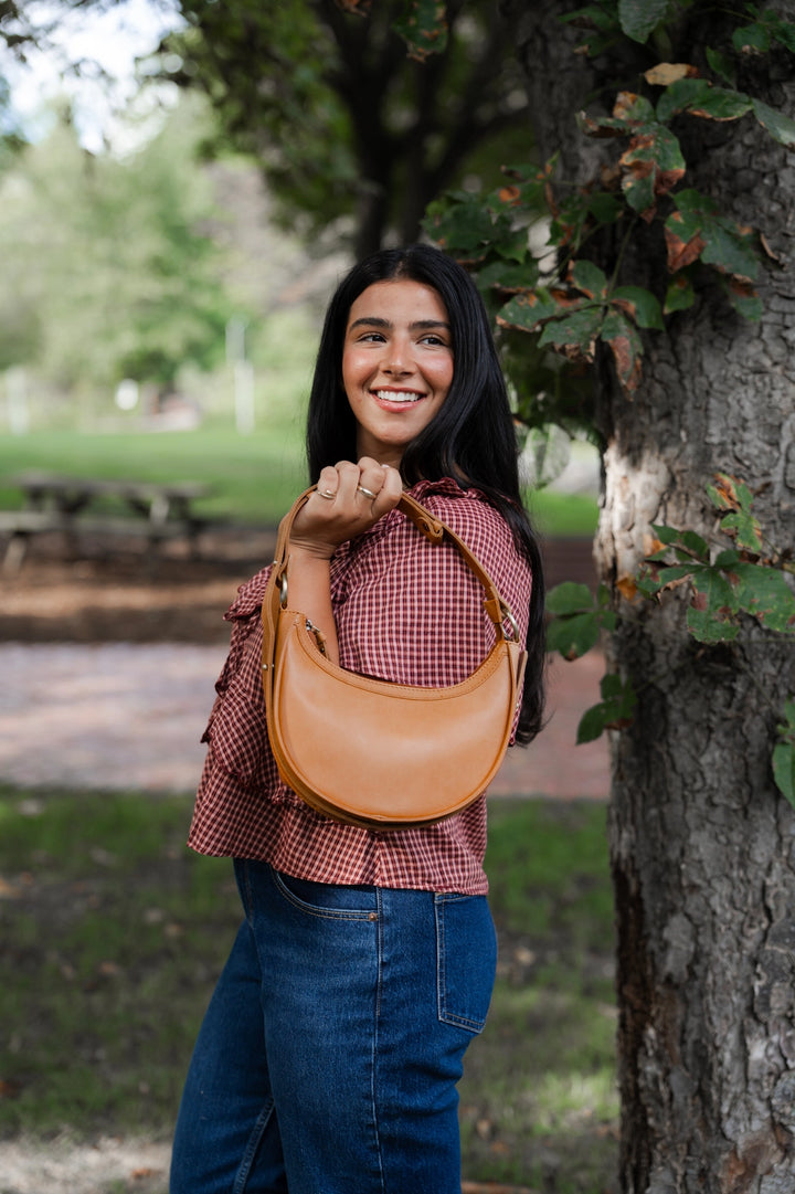 CRESCENT CROSSBODY 3-IN-1 LEATHER BAG