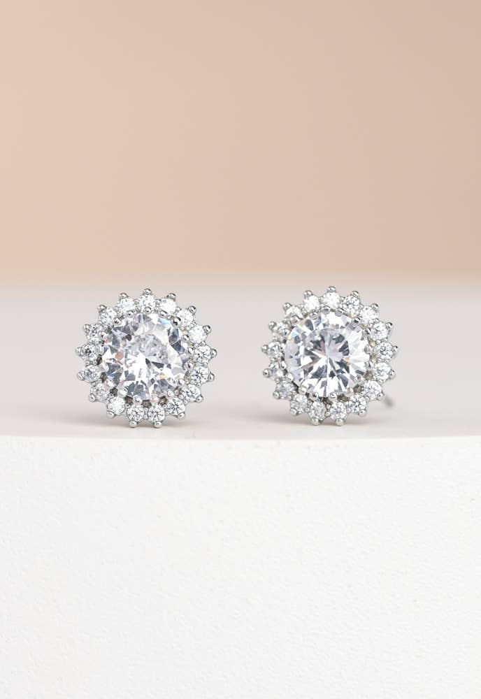 RADIANT SHINE ZIRCON STUDS