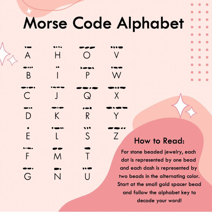 YOU & ME MORSE CODE MATCHING BRACELET SET