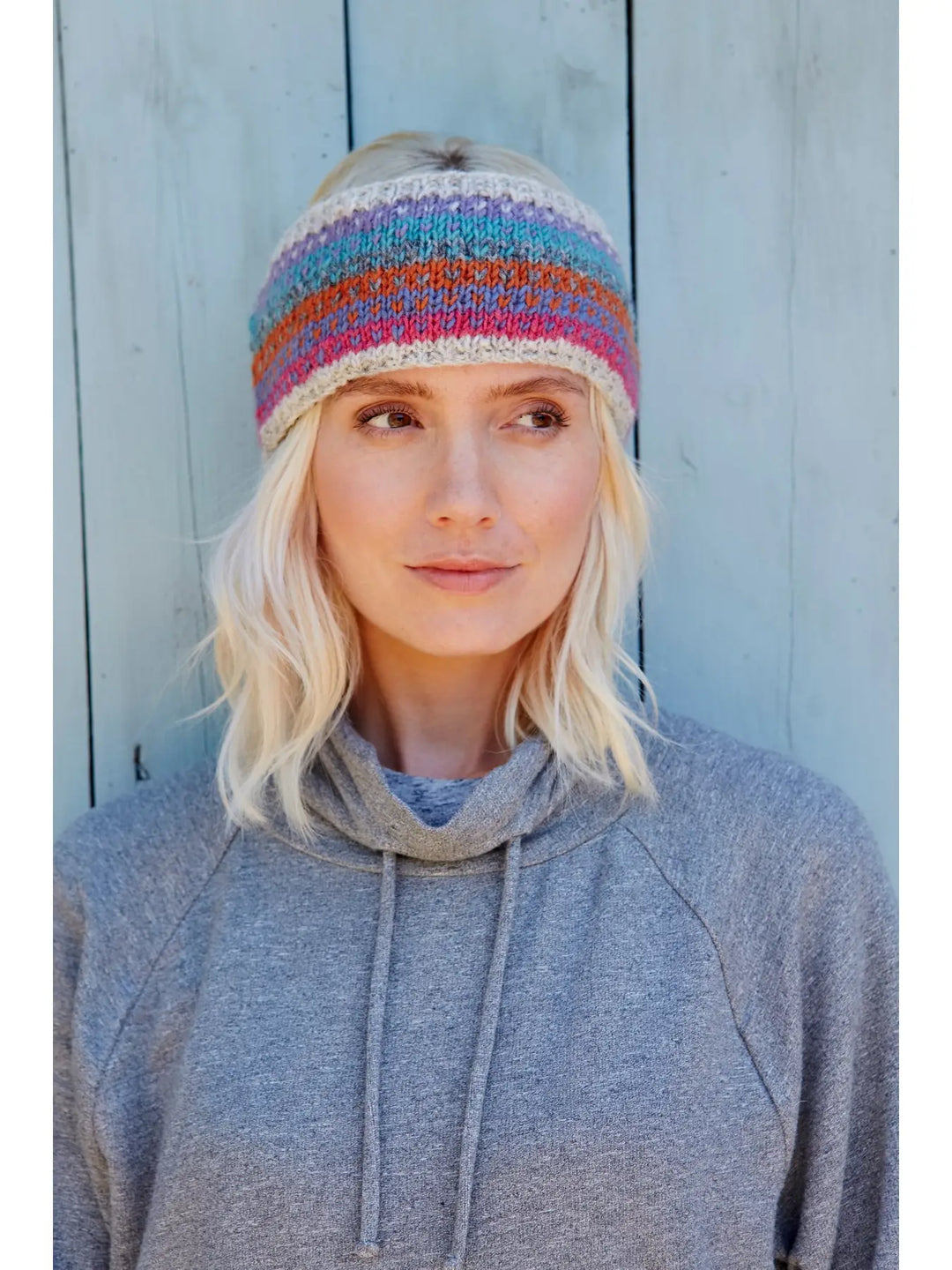 HAND KNITTED HEADBAND EAR WARMER: COZY SWEATER
