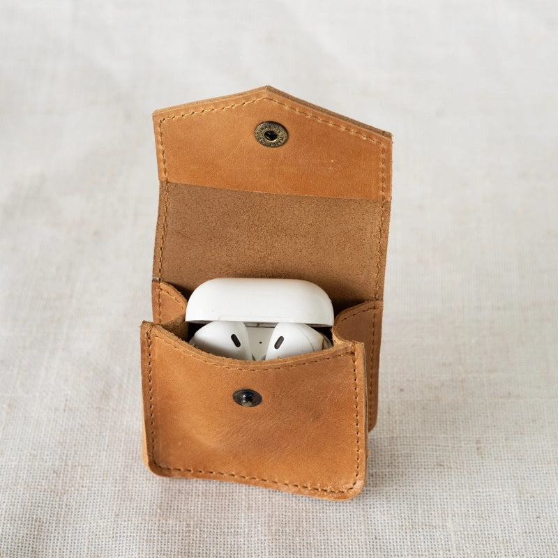 LEATHER AIR PODS CASE