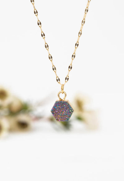 LET THE LIGHT IN DRUZY NECKLACE