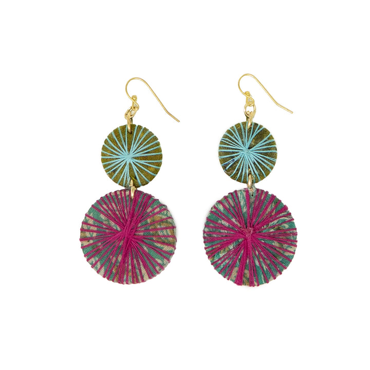 KANTHA THREADED EARRINGS