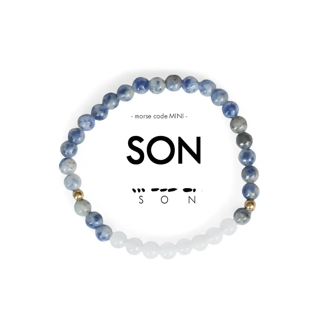 MINI MORSE CODE BRACELET: SON