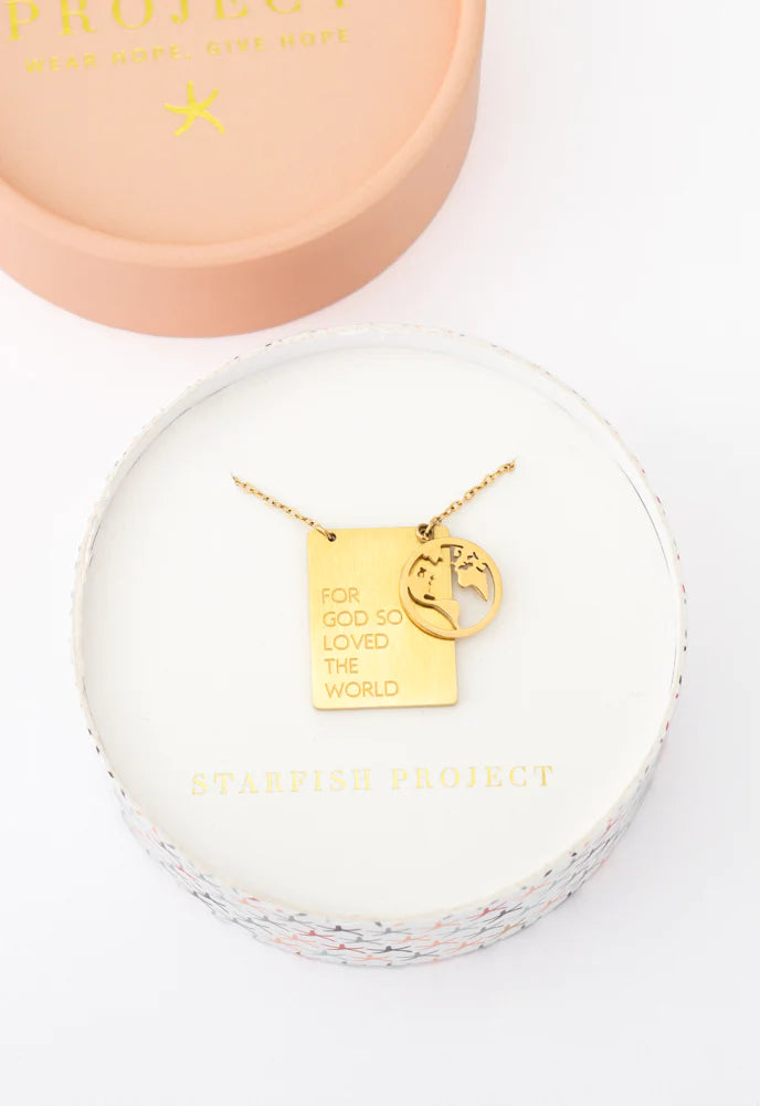 SO LOVED THE WORLD NECKLACE