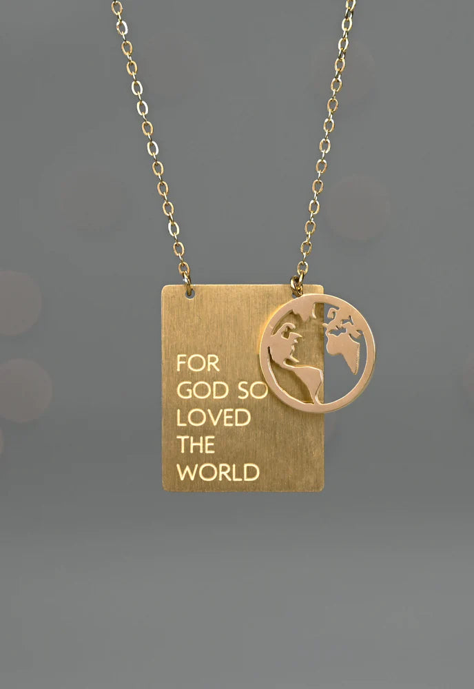SO LOVED THE WORLD NECKLACE