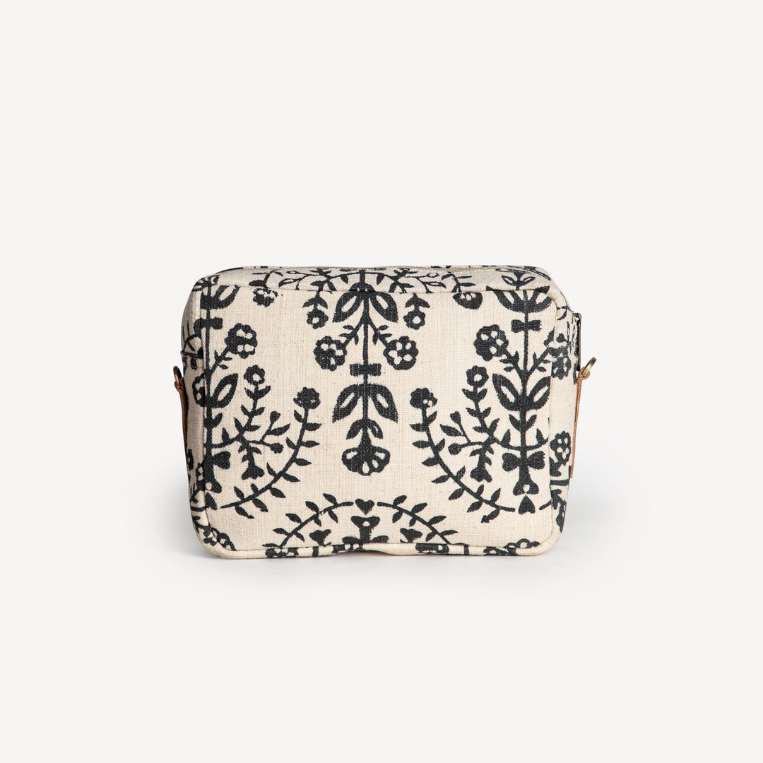 BLOCK PRINT CAMERA BAG
