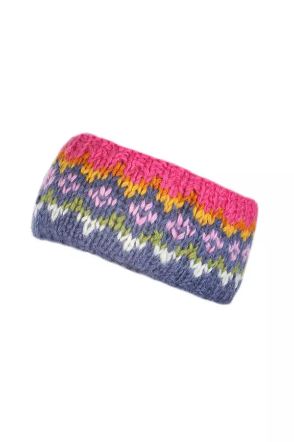 HAND KNITTED HEADBAND EAR WARMER: CLIFDEN