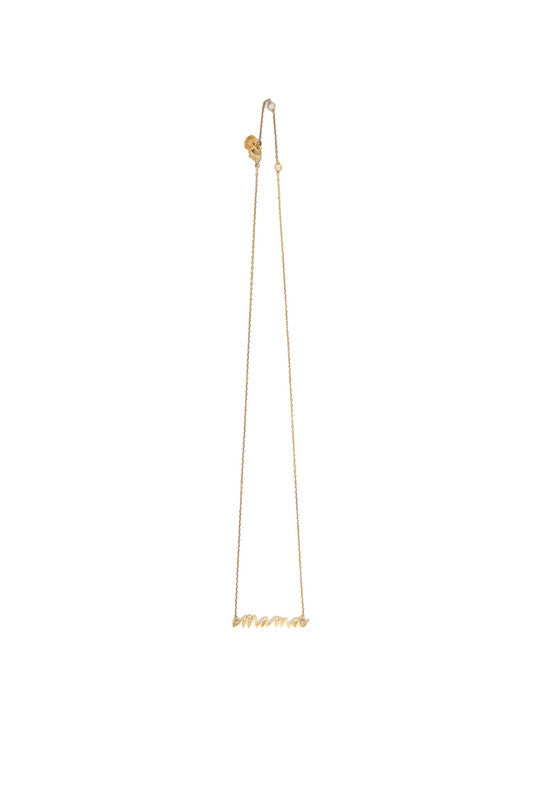 MAMA SCRIPT NECKLACE