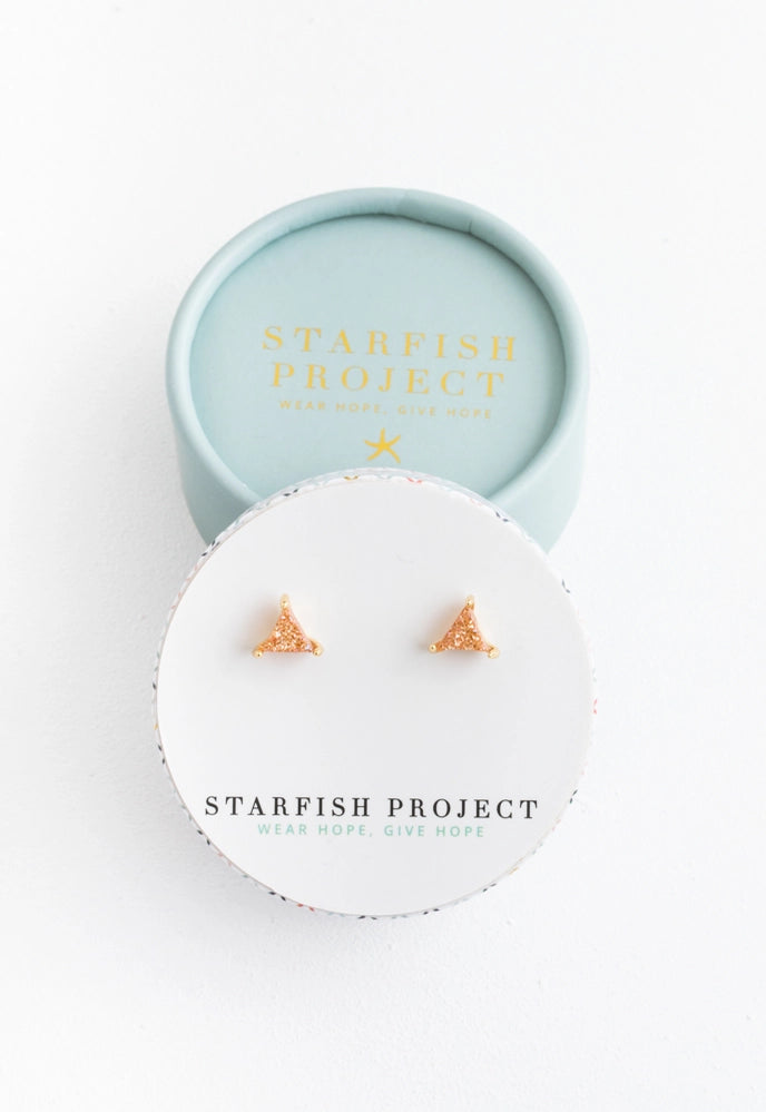 CORAL DRUZY STUDS WITH GOLD