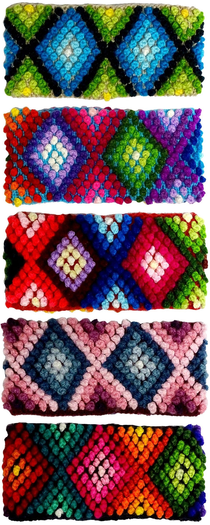 CROCHETED HEADBAND EAR WARMER ONE-OF-A-KIND COLORS