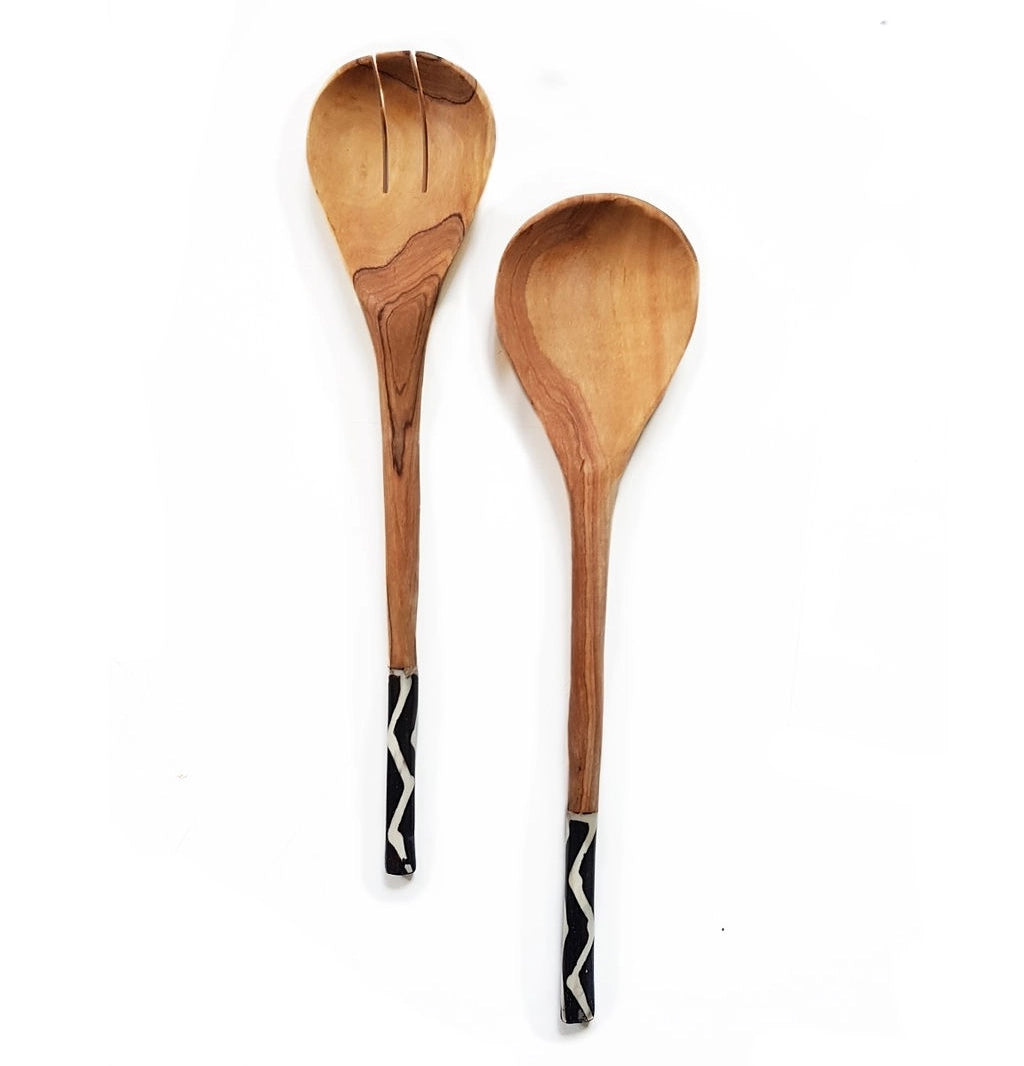 WOODEN SERVING SPOONS