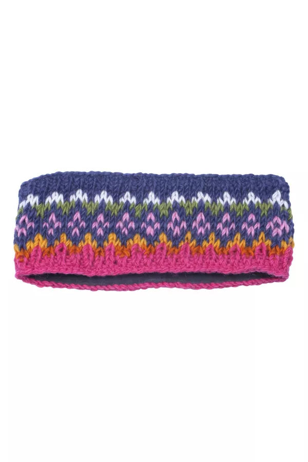 HAND KNITTED HEADBAND EAR WARMER: CLIFDEN