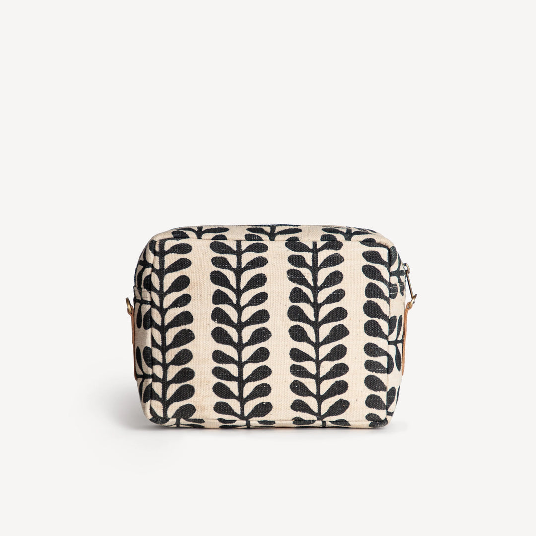 BLOCK PRINT CAMERA BAG