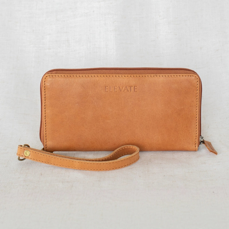 ZIPPER LEATHER WALLET