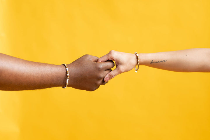 YOU & ME MORSE CODE MATCHING BRACELET SET